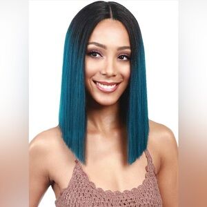 Bobbi Boss Yara Teal Ombre Women's Wig